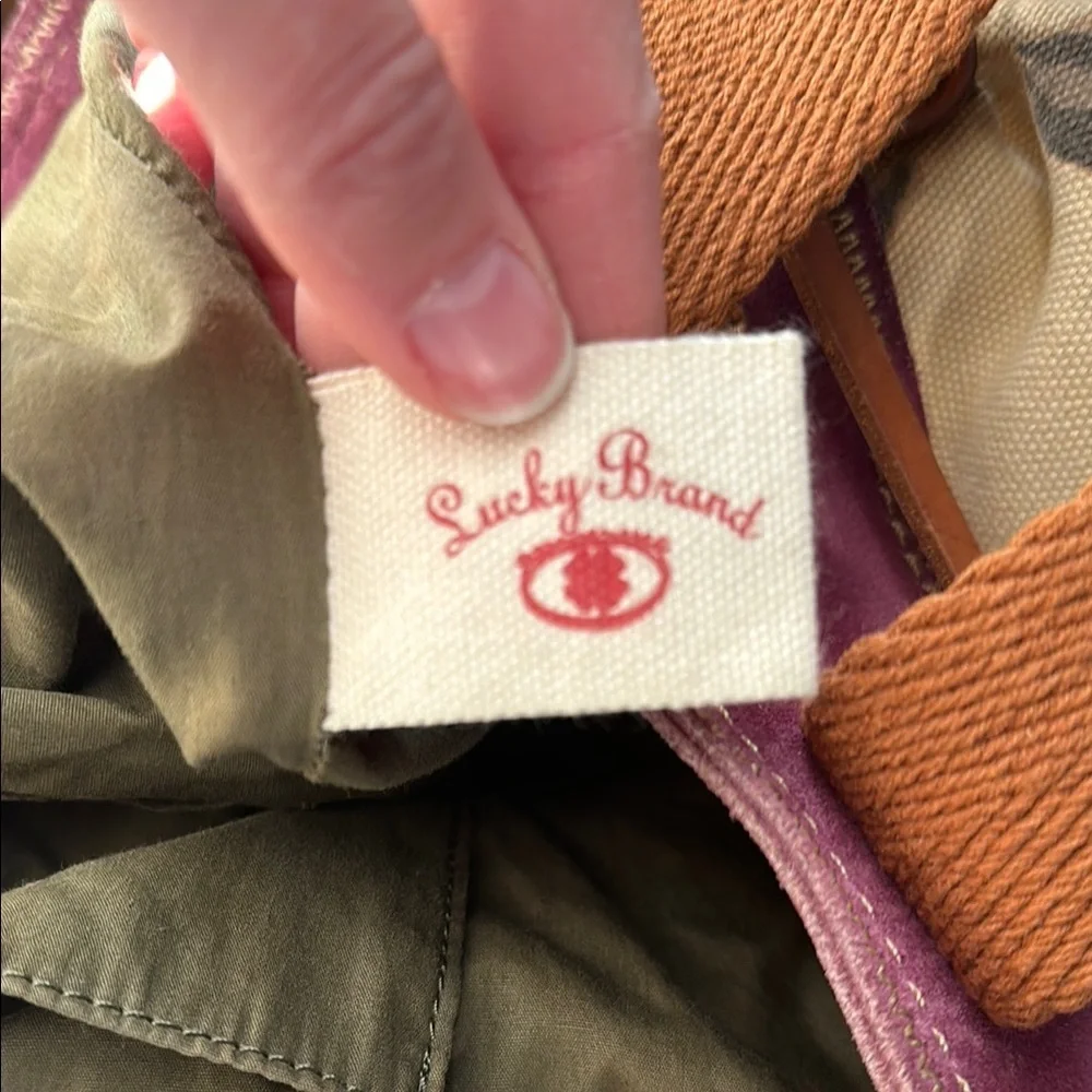 Lucky Brand Drawstring Backpack with Nature-Inspired Design - Picture 7 of 9
